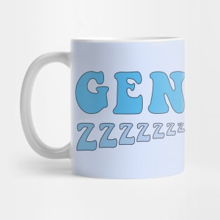 Sleepy Gen Z Mug